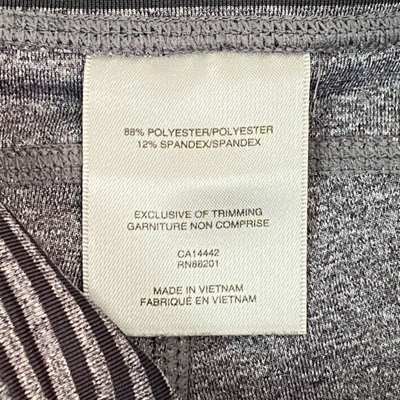 MPG Yoga Capris Leggings with Zipper Pocket Gray Size Medium - Picture 8 of 12